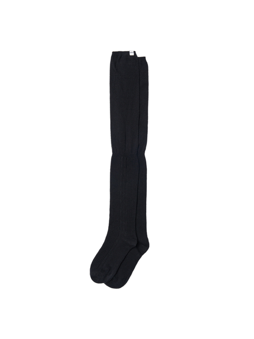 Ribbed Side-Line High Knee Socks_3 color
