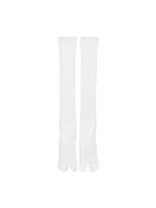 Ribbed Tabi Knee Socks_4 color