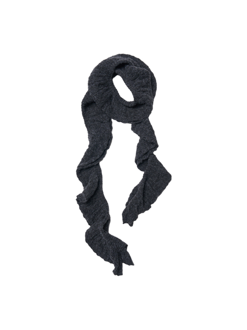 Frill Knit Wave Scarf_3 color