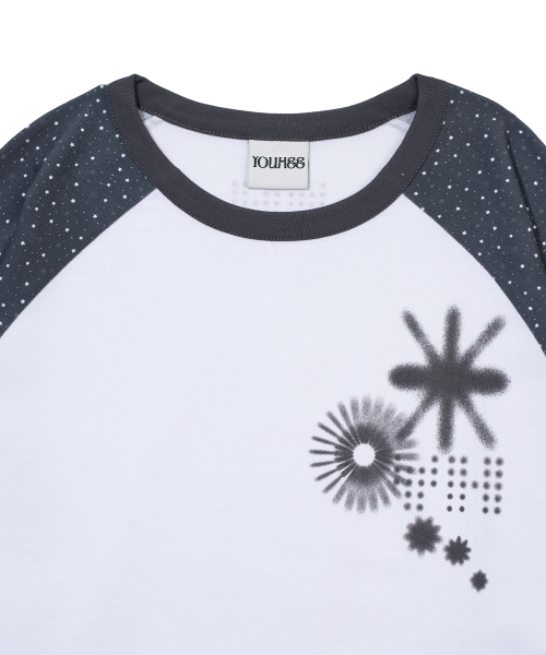 STAR RAGLAN LONG SLEEVE_BLACK