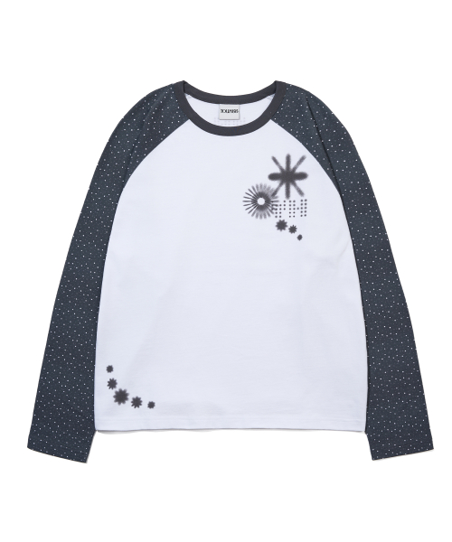 STAR RAGLAN LONG SLEEVE_BLACK