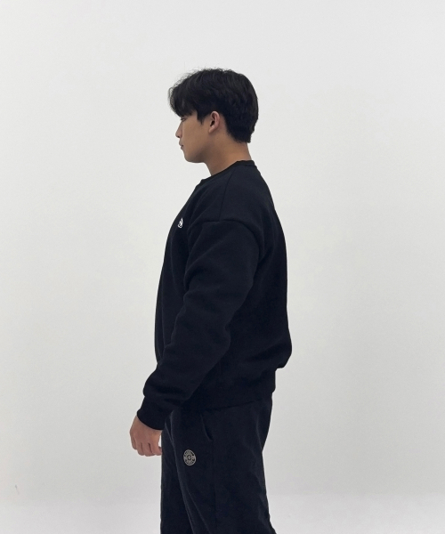 실리콘 헤비고중량이중지 맨투맨