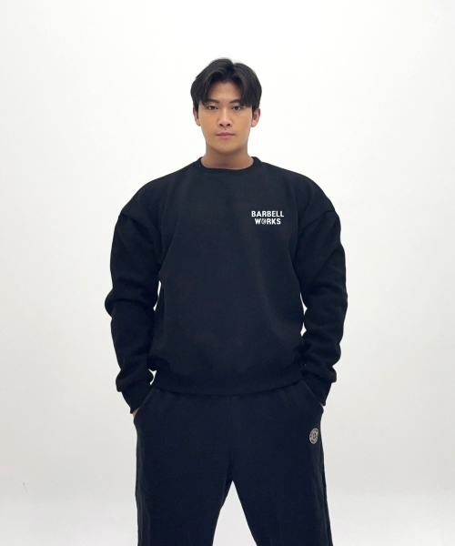 레터링 헤비고중량이중지 맨투맨