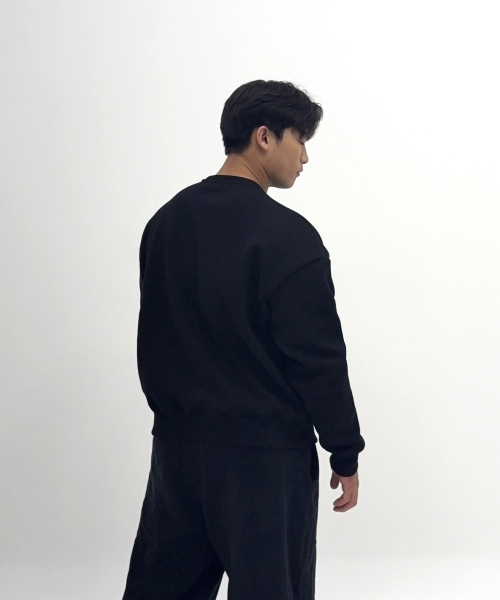 레터링 헤비고중량이중지 맨투맨