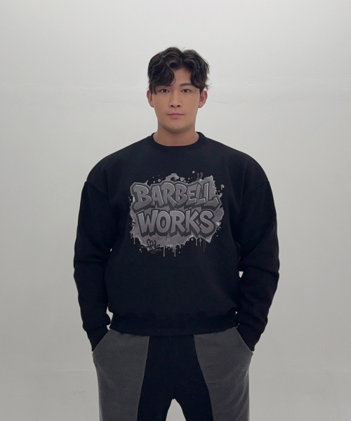 그래피티 헤비고중량이중지 맨투맨