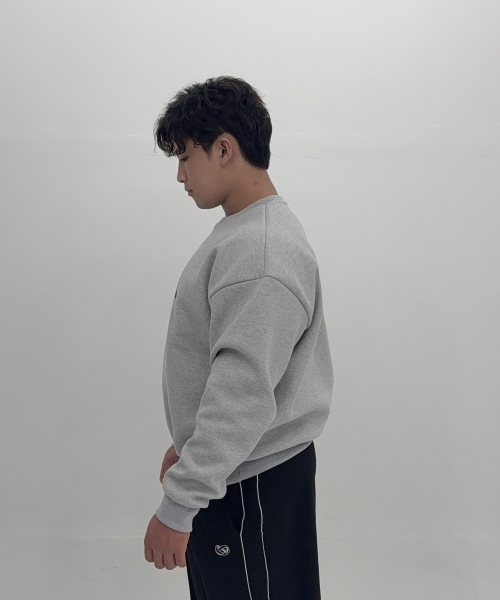 써클 헤비고중량이중지 맨투맨