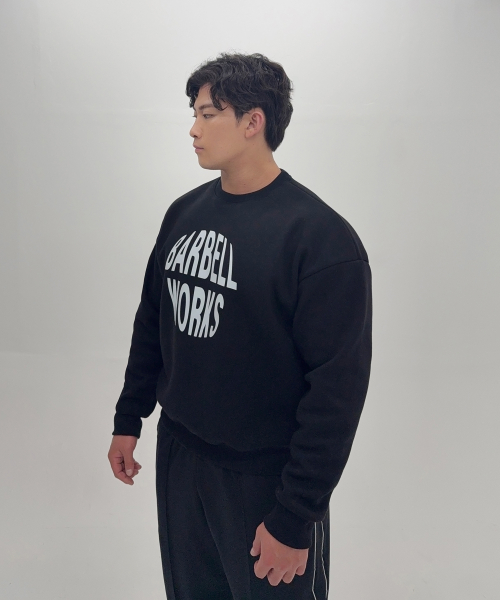 써클 헤비고중량이중지 맨투맨
