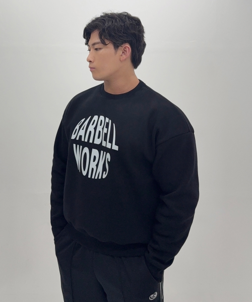 써클 헤비고중량이중지 맨투맨