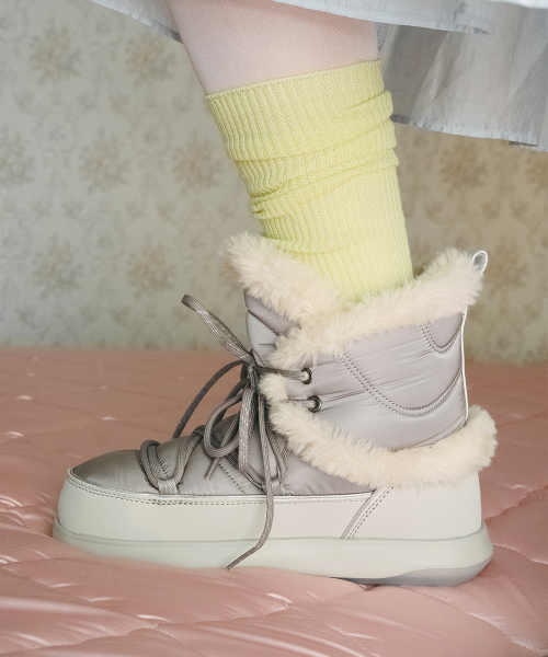 COCOON PADDED BOOTS - 2 colors