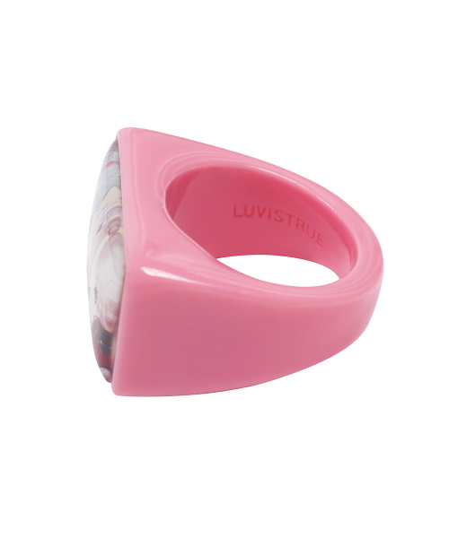 SHUGO CHARA BOLD RING(PINK)