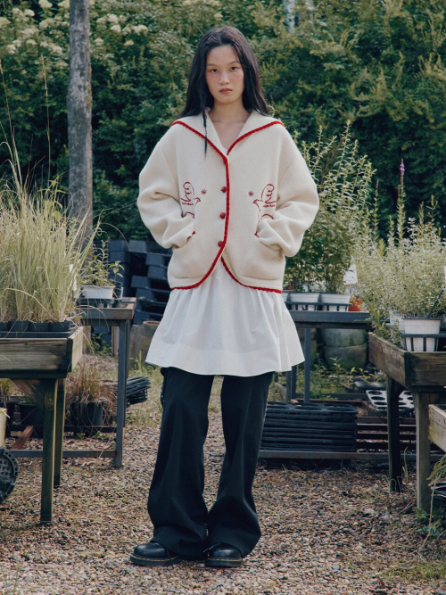 Bird Embroidery Ciel Cardigan MU2611CD501V