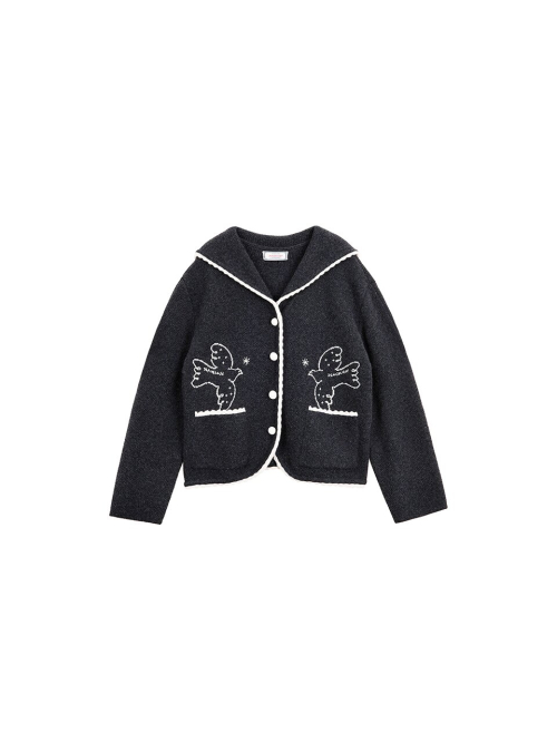 Bird Embroidery Ciel Cardigan MU2611CD501V