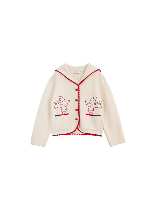 Bird Embroidery Ciel Cardigan MU2611CD501V