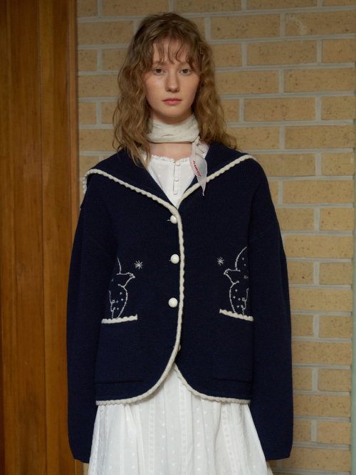 Bird Embroidery Ciel Cardigan MU2611CD501V