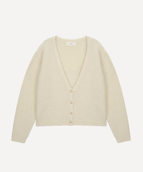 Hairy Alpaca Boxy Cardigan - 아이