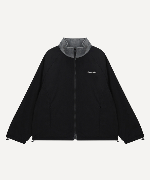 Dual Mood Reversible Fleece - 차콜