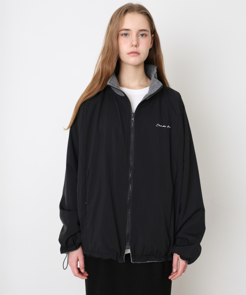 Dual Mood Reversible Fleece - 차콜