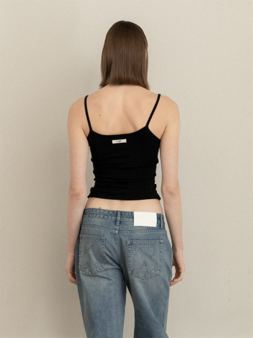 G CLASSIC KNIT CAMISOLE (BLACK)