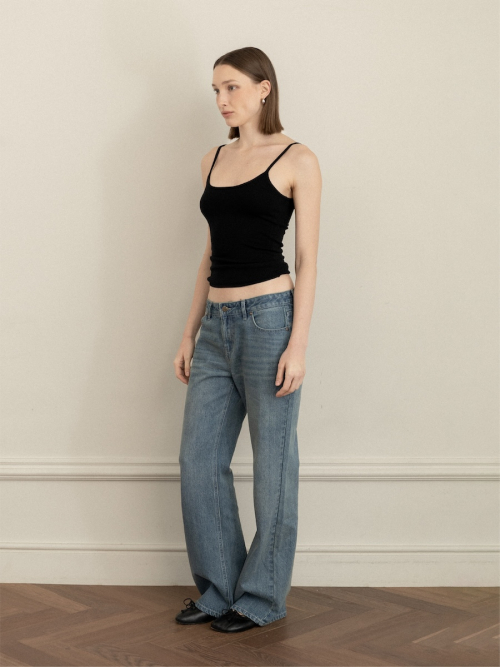 G CLASSIC KNIT CAMISOLE (BLACK)