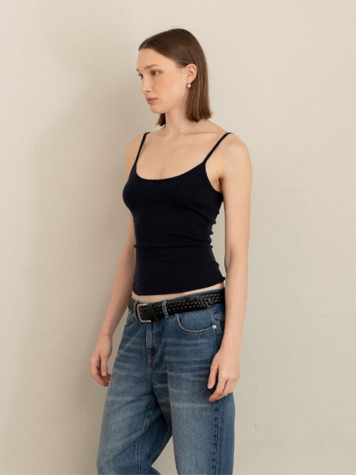 G CLASSIC KNIT CAMISOLE (NAVY)