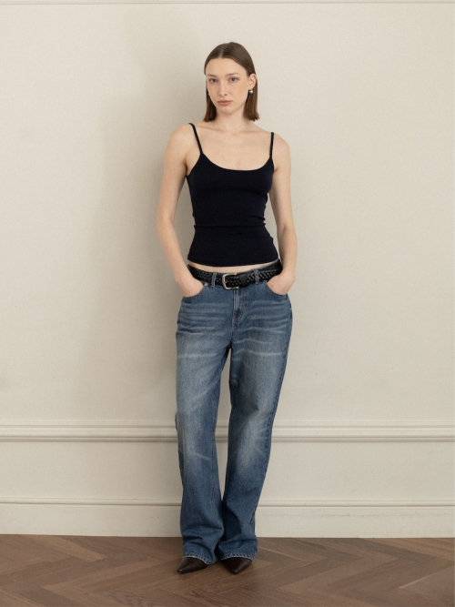 G CLASSIC KNIT CAMISOLE (NAVY)