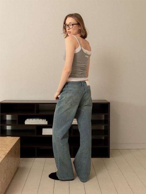 G CLASSIC KNIT CAMISOLE (MELANGE GRAY)