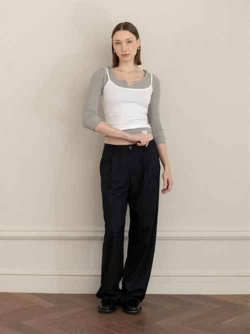 G CLASSIC KNIT CAMISOLE (WHITE)