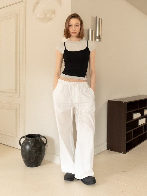 G SLIM TEE (MELANGE GRAY)