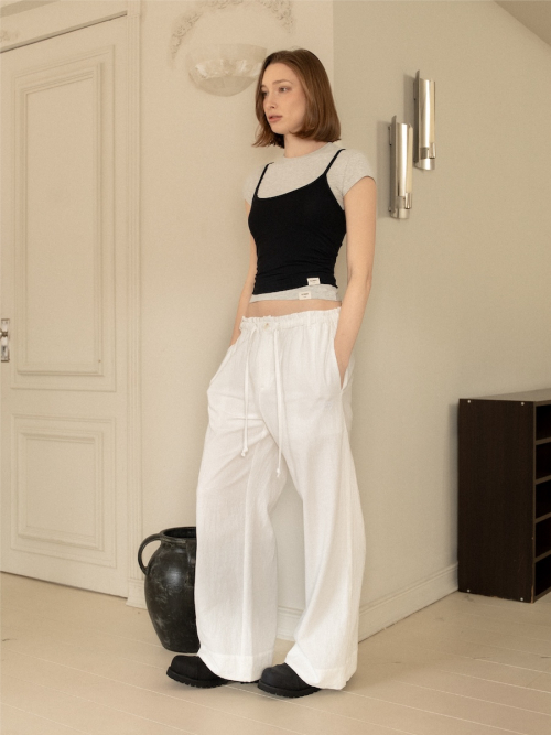 G SLIM TEE (MELANGE GRAY)