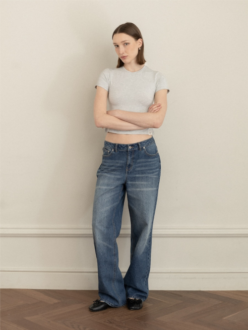 G SOFT BABY TEE (MELANGE GRAY)