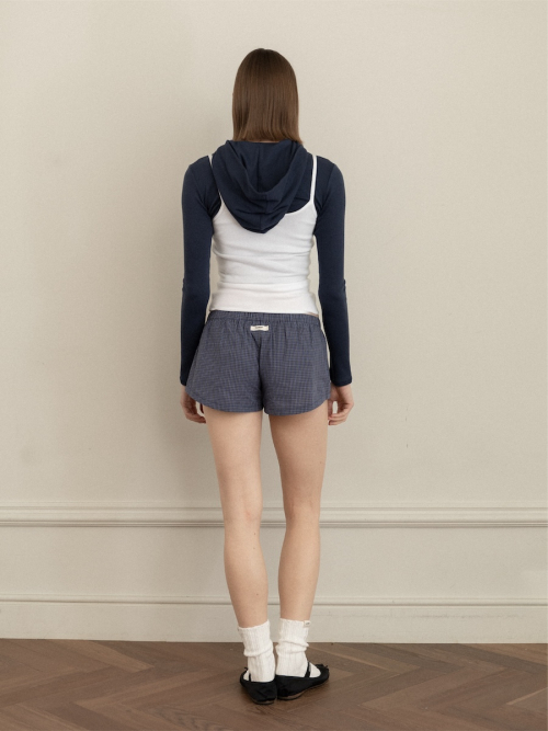 G CLASSIC ESSENTIAL RIB ZIP-UP (NAVY)