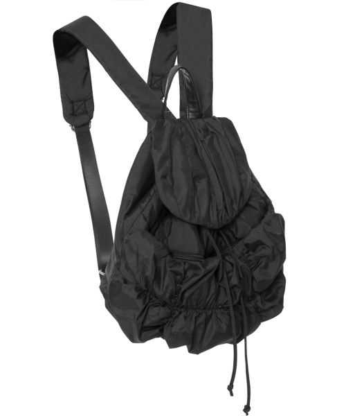Draped Backpack (FL-741_Black)