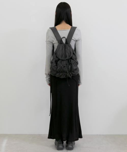 Draped Backpack (FL-741_Black)