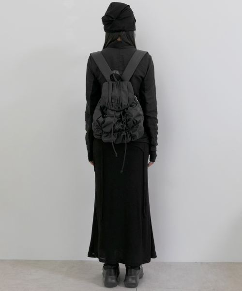 Draped Backpack (FL-741_Black)