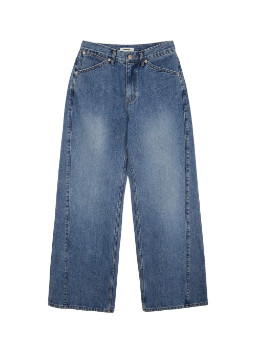 Non Fade Wide Boot Cut Denim Pants MU2611DN501V