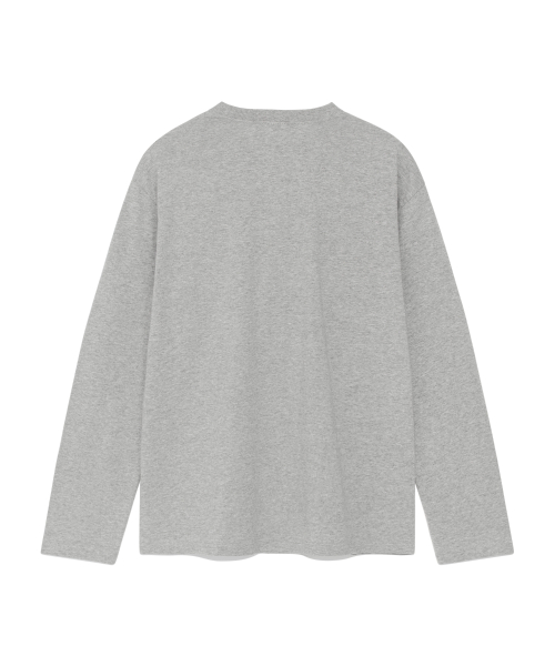 TCM above long sleeve (melange grey)