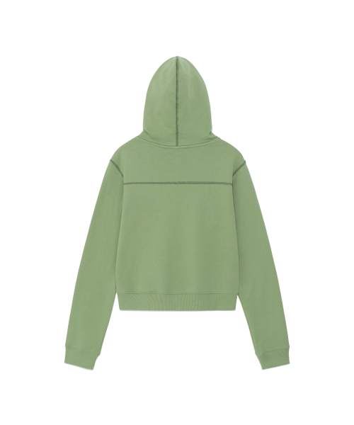 TCM tornado hooded zip-up (green)
