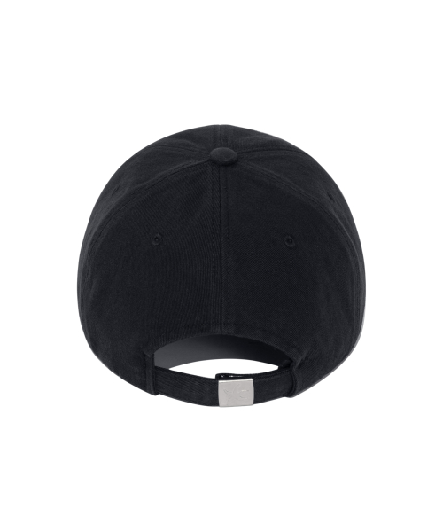 TCM stripe logo patch cap (black)