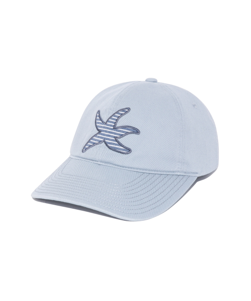 TCM stripe logo patch cap (sky blue)