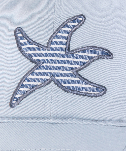TCM stripe logo patch cap (sky blue)