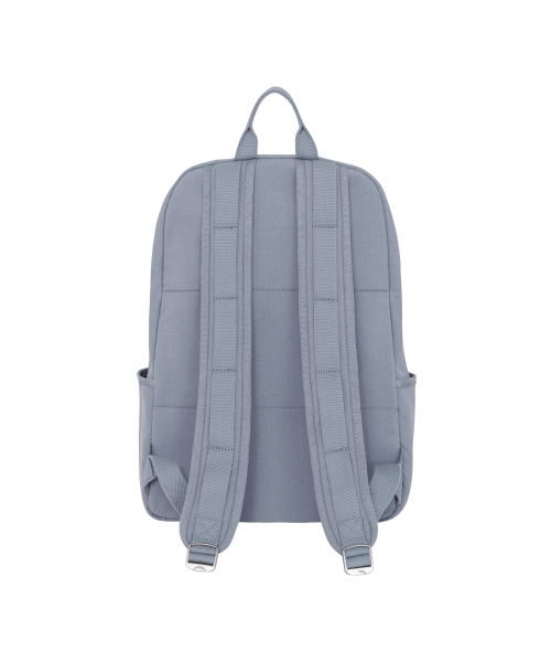TCM strap layered ripstop backpack (dusty blue)