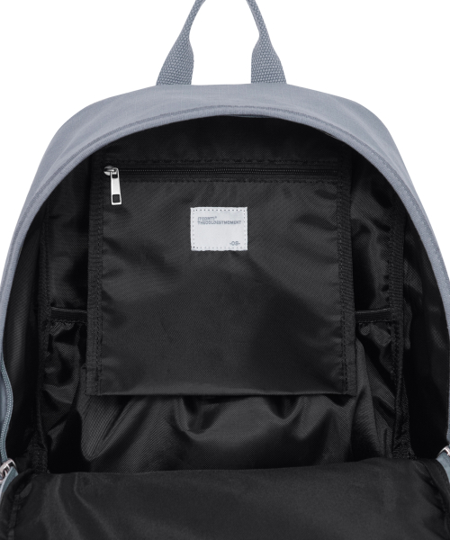 TCM strap layered ripstop backpack (dusty blue)