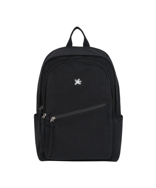 TCM strap layered ripstop backpack (black)