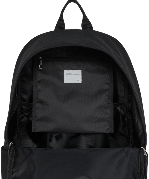 TCM strap layered ripstop backpack (black)