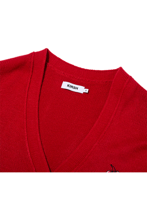 SMALL CHERRY BASIC CARDIGAN [RDA]