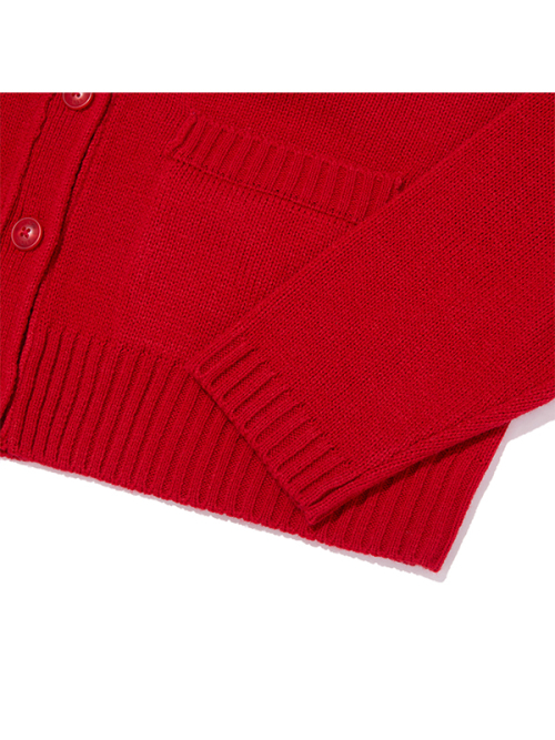 SMALL CHERRY BASIC CARDIGAN [RDA]