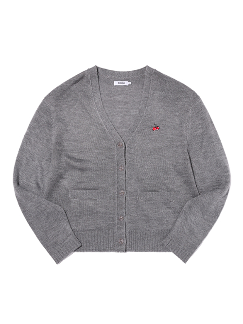 SMALL CHERRY BASIC CARDIGAN [GYM]