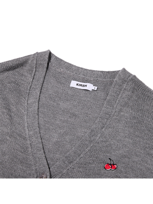 SMALL CHERRY BASIC CARDIGAN [GYM]