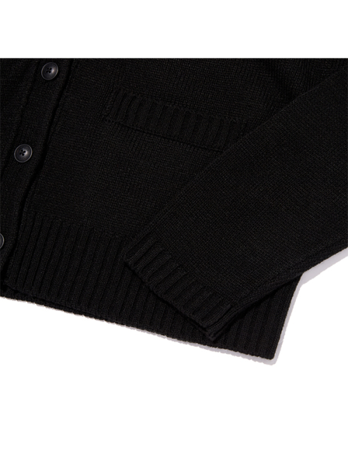 SMALL CHERRY BASIC CARDIGAN [BKA]