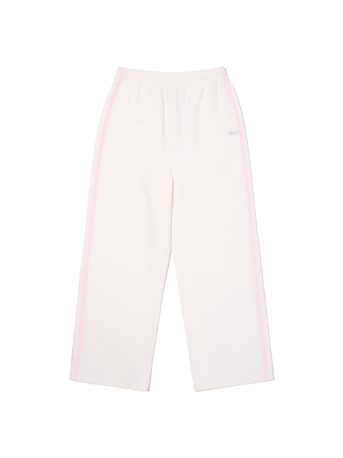 LINE-DETAIL TRACK PANTS [WHA]